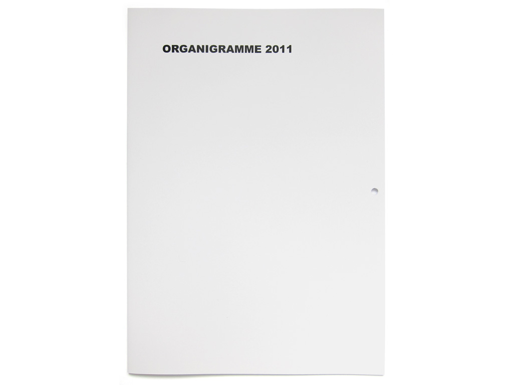 Organigramme 2011 [organization chart]