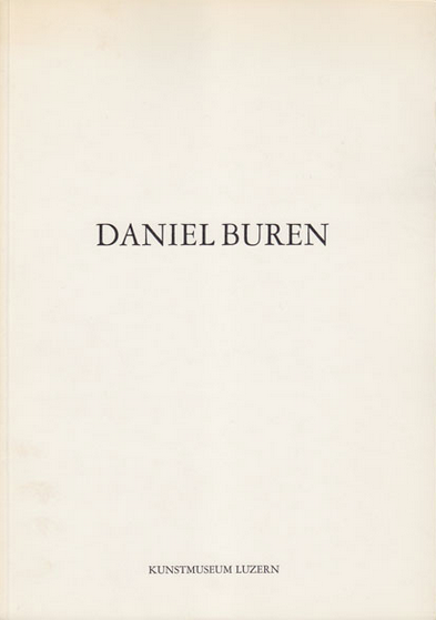 DANIEL BUREN