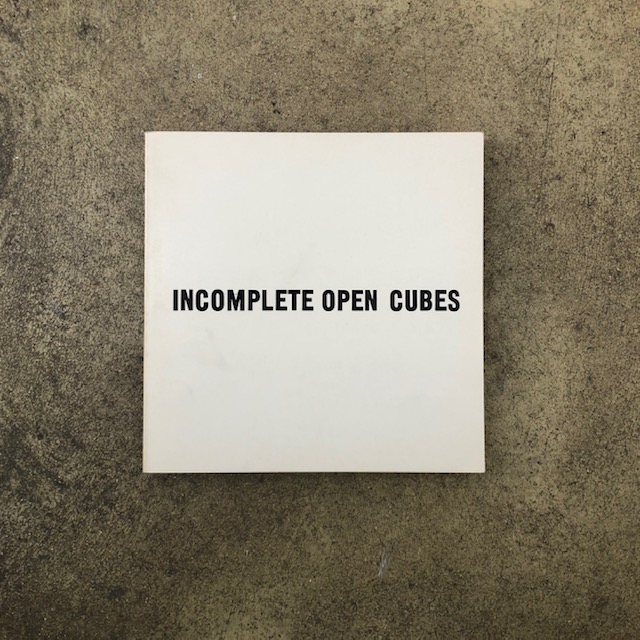 Incomplete open cubes